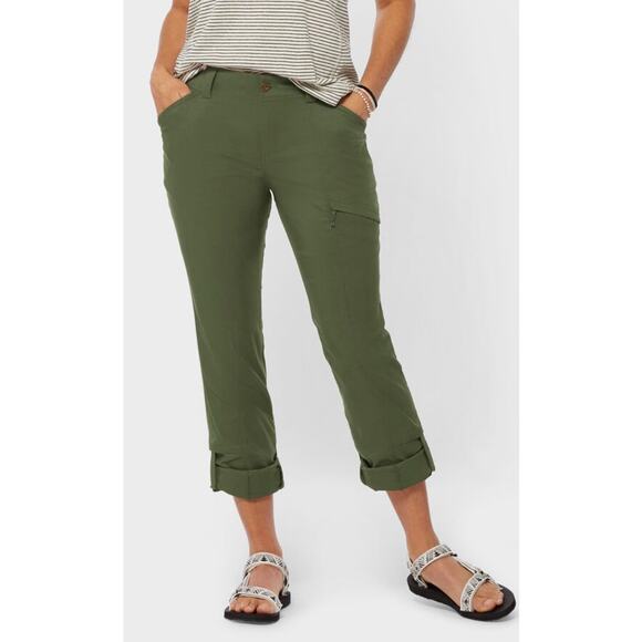 Duluth Dry on the Fly Slim Leg Pants Light Gray Quick Dry UPF 50 Women’s 8x29 - Picture 6 of 8